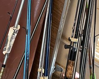 Assorted Fishing Poles