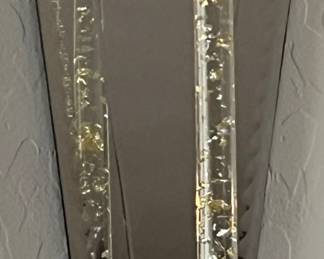 Vintage Art Deco Style Mirrored Sconces pair