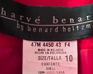 Vintage Harve Benard Red Coat