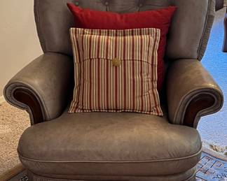 Leather Arm Chair x 2