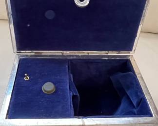 Heavy Pewter Jewelry Music Box