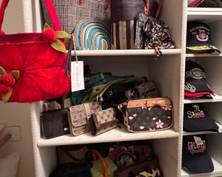 Assorted Bags and Hats