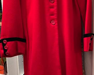 Vintage Harve Benard Red Wool Coat (the picture doesn't do it justice, its Fabulous!)