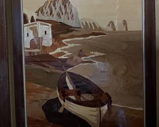 Italian Marquetry Inlaid Wood Sorrento