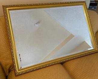 2x3 Gilt Gold Mirror