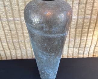 Large Metal Vase