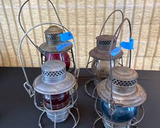 Vintage Railroad Lanterns (Client Priced)