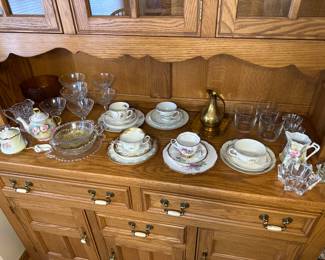 Tea Cup/Saucer/Plate Sets, Crystal