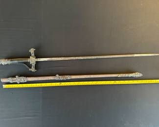 Raymond Whitlock Masonic Sword w/ Scabbard