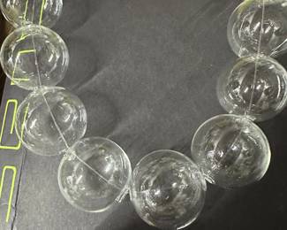 Hand blown Marano glass necklace