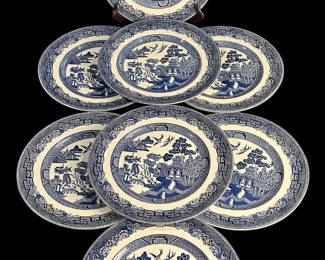 Willow By Johnson Bros. Of England Plate Set