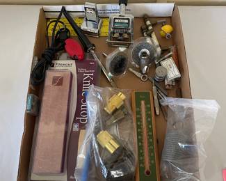 Flexcut Knife Strop, Stamper, Thermometer, Hardware