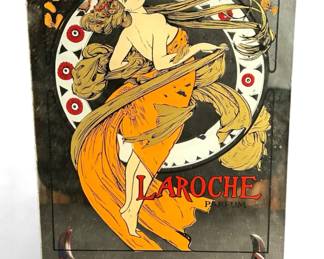 La Rouche Parfum, Vintage Mirror, Art Nouveau