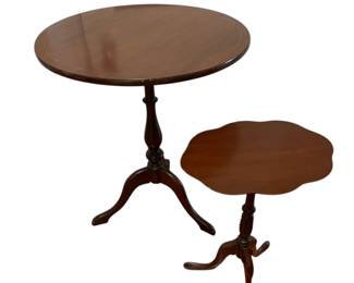Tilttop Side Table Brandt Plant Stand Mahogany