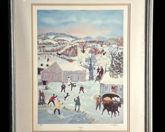 Snowballers By Will Moses Print
