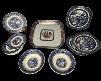 Blue Willow Tableware, Asian Platter