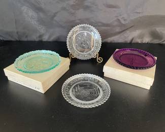 Pairpoint Glass Co. Cup Plates