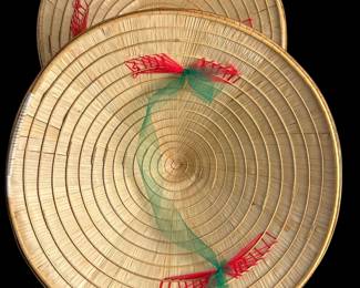 Straw Hats, Chinese, Vintage