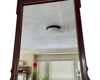 Federal style mahogany mirror #1