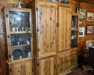 Handmad entertainment center !!