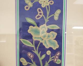 Embroidered silk