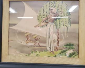 Original Gill airbrushed art
