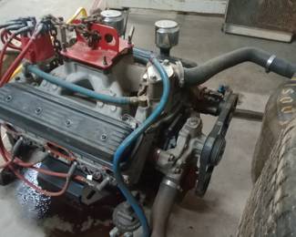 Crate 604 Motor meant for the "Crate Late Model" dirt track cars. Was running when it was taken out of the car