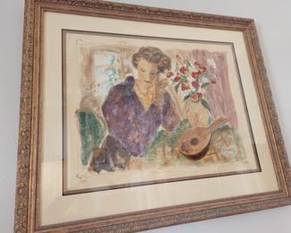 Original Serigraph - Artist Roy Fairchild-Woodard - 1994 - includes Certificate of Authenticity. British. 