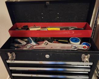 Tool Box and Tools. 
