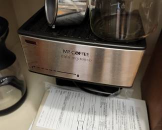 Mr. Coffee Expresso Maker. 