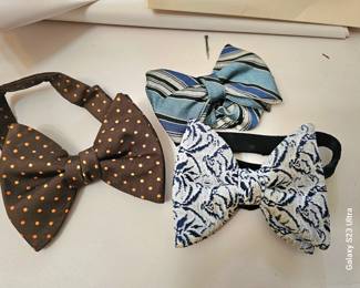 vintage super size bow ties