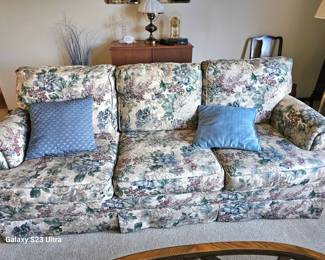 vintage sofa, great for sunroom, guestroom or your happy place