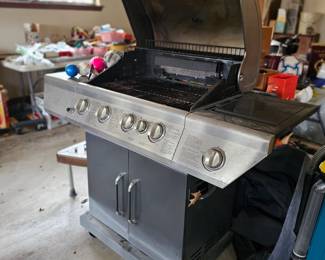 Large propane grill