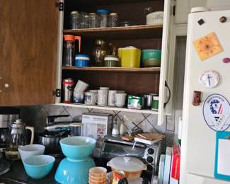 a view into the kitchen