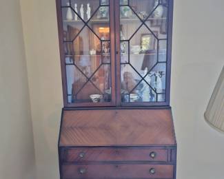 stunning slat front secretary