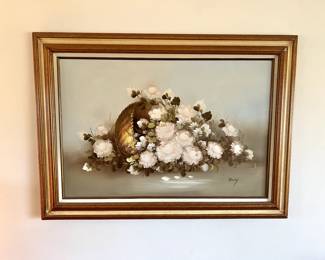 Floral Oil Painting by Rossy