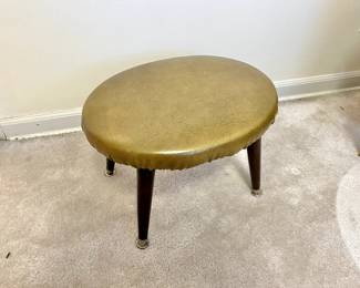 Mid Century Oval Foot Stool