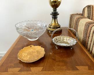 Cut Crystal Bowl, decorative dishes