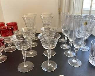 Libbey Rock Sharpe Stemware