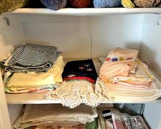 Sheets, Towels, etc.