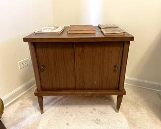 Mid Century Record Cabinet