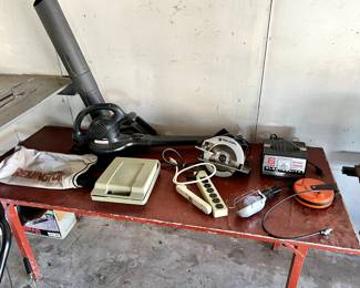 Leaf Blower ; Circular Saw ; Work Light