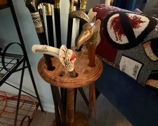 BRASS EAGLE HEAD CANE SOLD