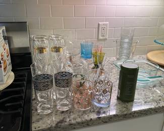 C167 - Misc. Drinking Glasses Priced by the Set. 