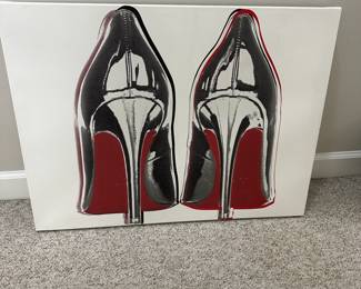 C130 - $15 Canvas Shoe Print