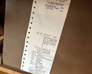 C20 - $225 - La-Z-Boy Rocking Recliner - Leather. In Very good  condition! Measures 38" wide x 39" deep x 41" tall. 