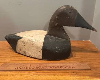 D16 - $35 - Unsigned Canvasback Duck Decoy