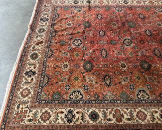 C129 - $250. 9' x 12' Area Rug. No Tag. Appears to have some sun fading - beautiful colors. 