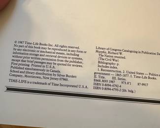 C174 - $50. Set of 22.  The Civil War Series. 1987 Time Life. 