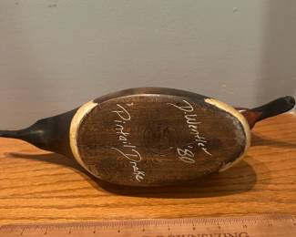 D9 - $40. D. Wentler 1980 Pintail Drake. 